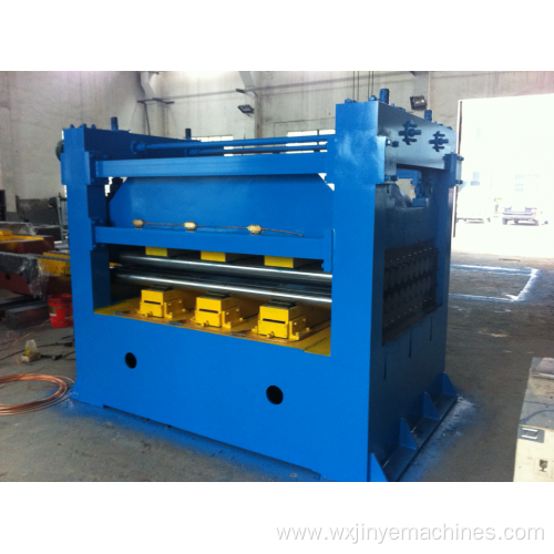 Heavy duty synchro cutting to length line